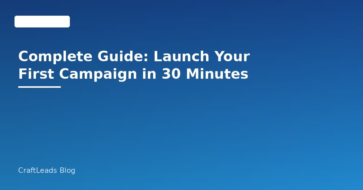 Getting Started with CraftLeads: Find, Qualify, and Export B2B Leads in Minutes